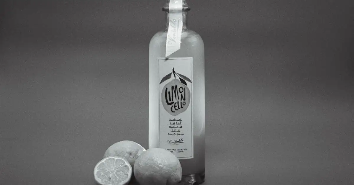 Alcohol limoncello